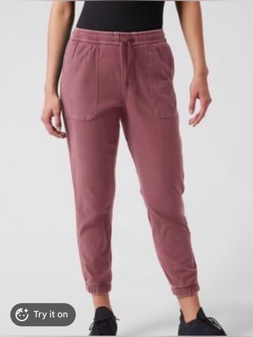 Athleta Rose-Mauve Pull-On Jogger